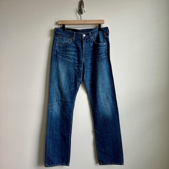 Citizens of Humanity Sid Jeans Mens 31 Classic Straight Leg Medium Wash Denim Pa - Picture 1 of 7